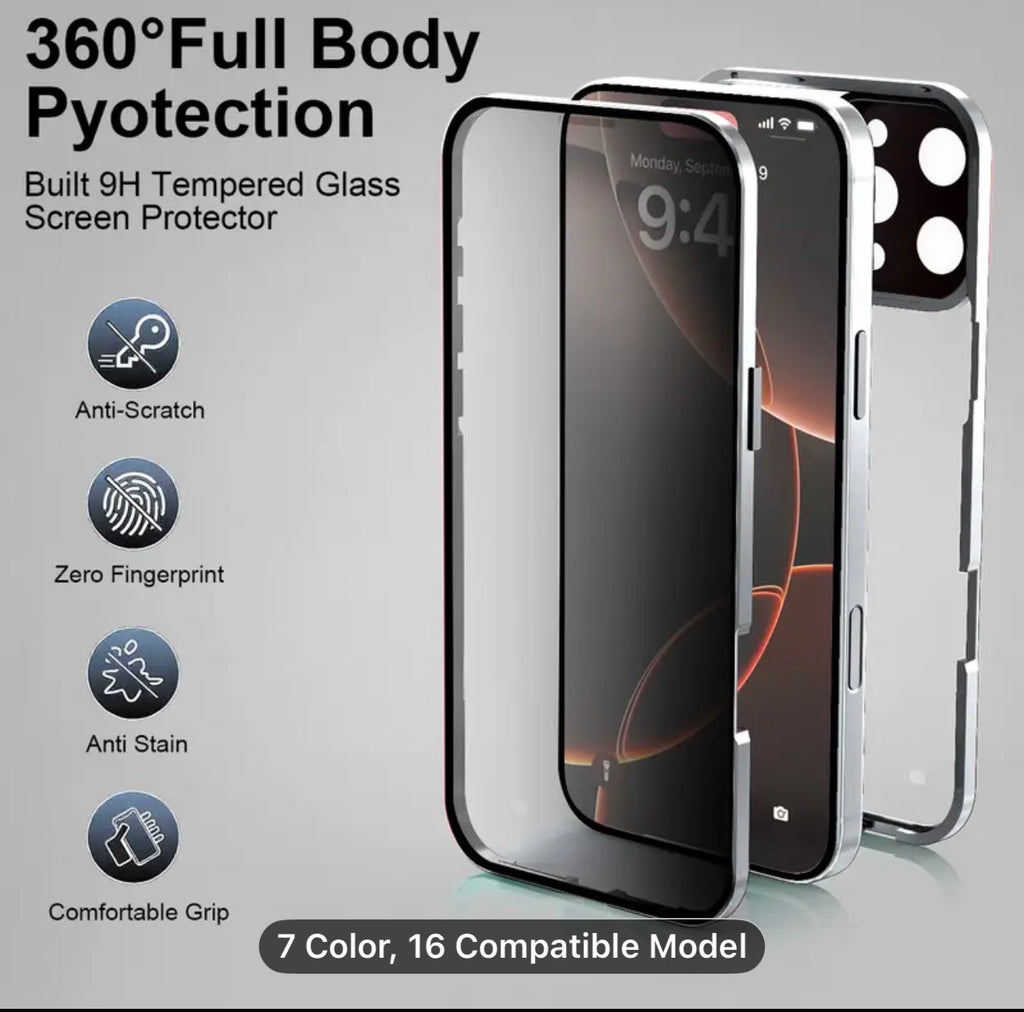 Magnetic 360 iPhone Case. Buy 1 get 1 free. Free delivery within SOME parts of Accra. 🖍️OUTSIDE ACCRA IS STRICTLY PAYMENT BEFORE DELIVERY. Respectfully don’t order if you are not ready to receive the package. Thank you.