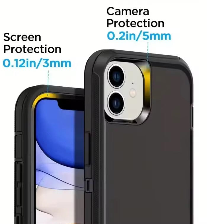 GSCASE Heavy Duty Defender Phone Cover case for iPhone 12, 12pro, 12promax, 13proMax, 14promax, 15promax, 16 and 16promax.        🔥Buy one get one free.               😍Free delivery for today orders. 🚚delivery before payment within Accra only.